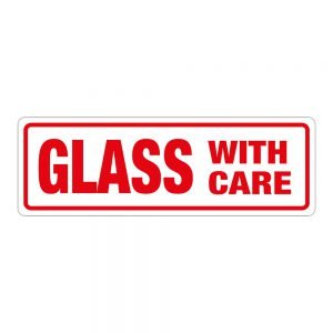 Transpal GLASS WITH CARE Labels