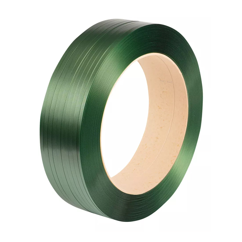 Embossed PET Strap - 15.5 x 0.85mm Green - 1500mtr