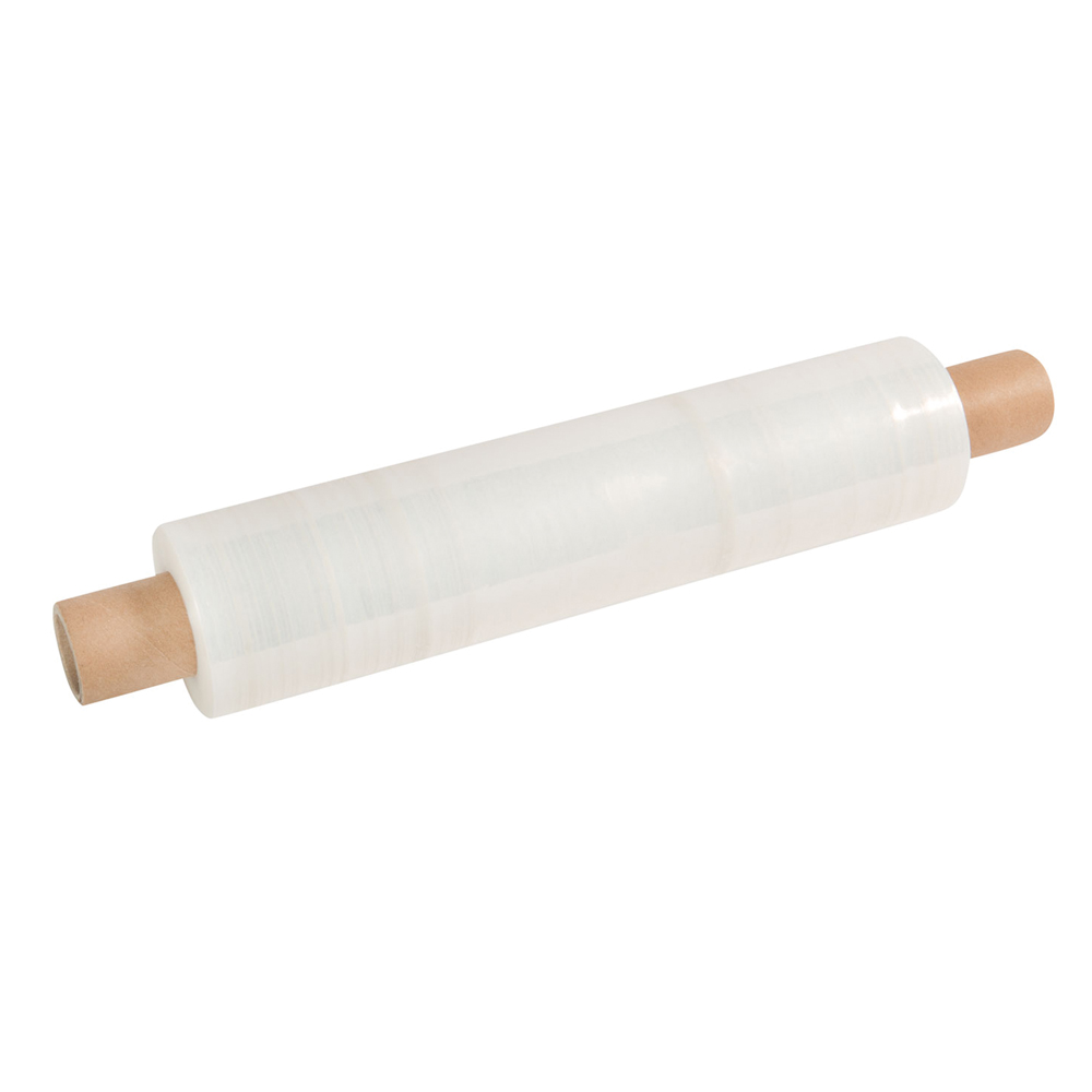 Hand Pallet Wrap 400mm 20mu Blown Extended Core - Clear