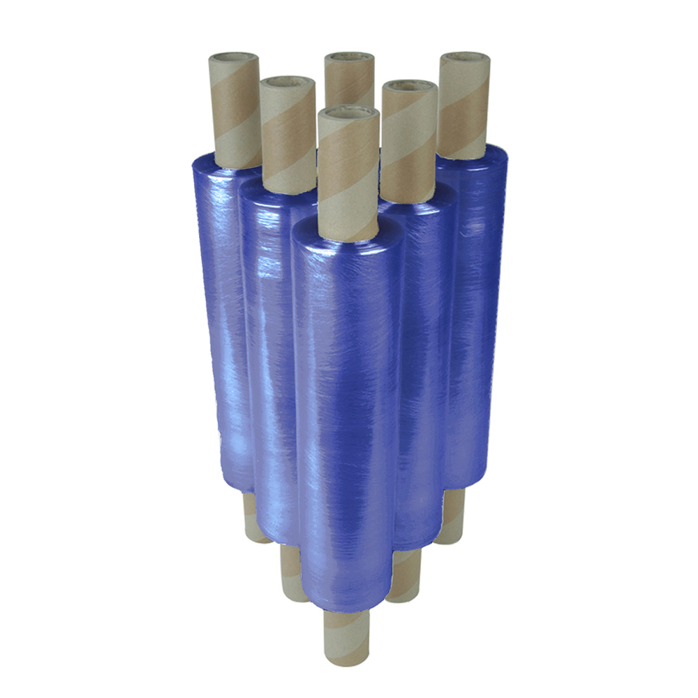 Hand Pallet Wrap 400mm Tint 17mu Cast Extended Core - Blue