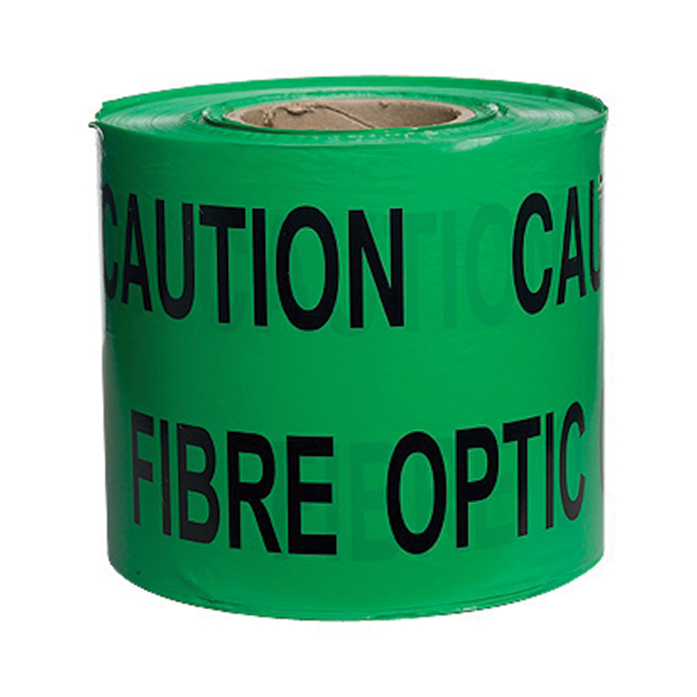 CAUTION FIBRE OPTIC Tape