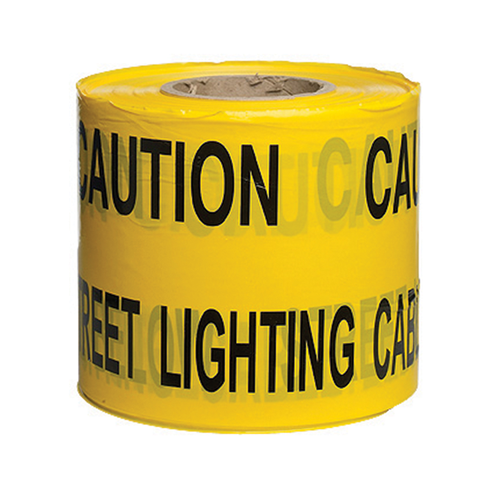 CAUTION STREET LIGHTING CABLE Tape