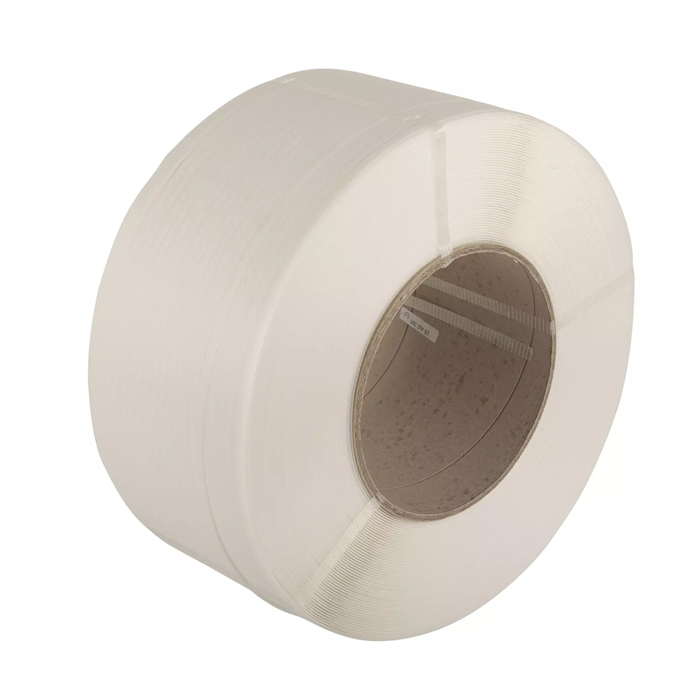 PP Strap - 12 x 0.8mm White - 300kg break strain