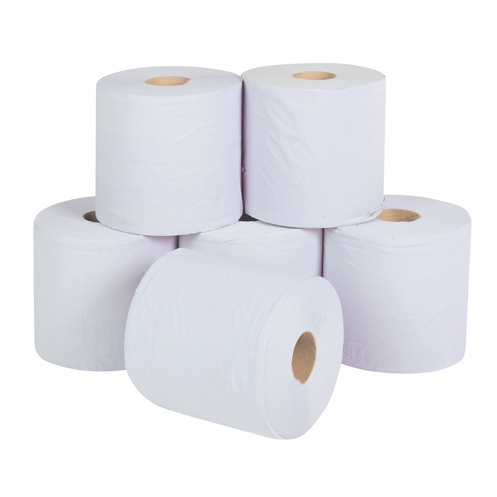 Two Ply Centre Feed Rolls - White
