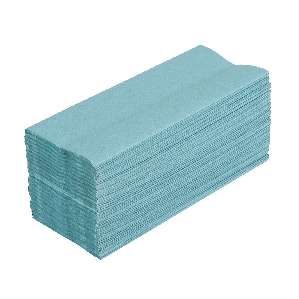 Single Ply Hand Towels - Blue