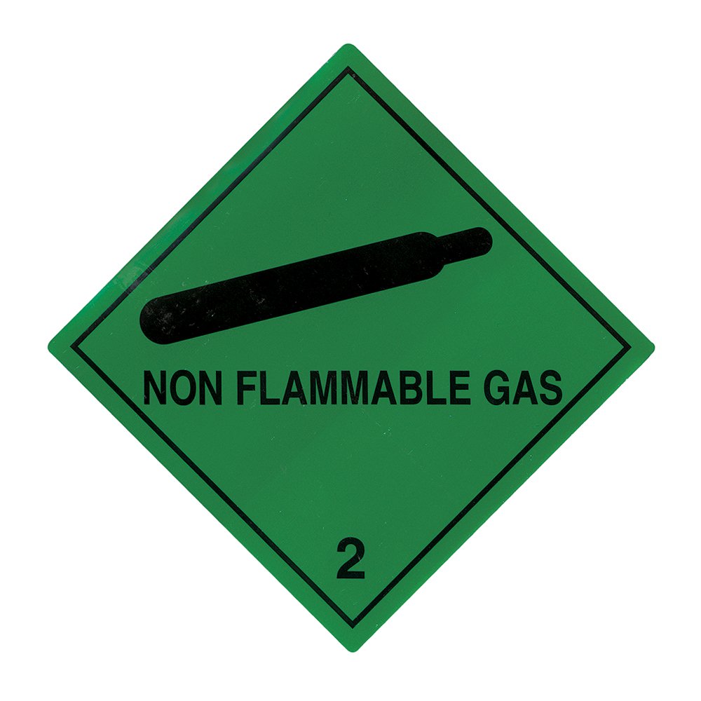 NON FLAMMABLE GAS Labels