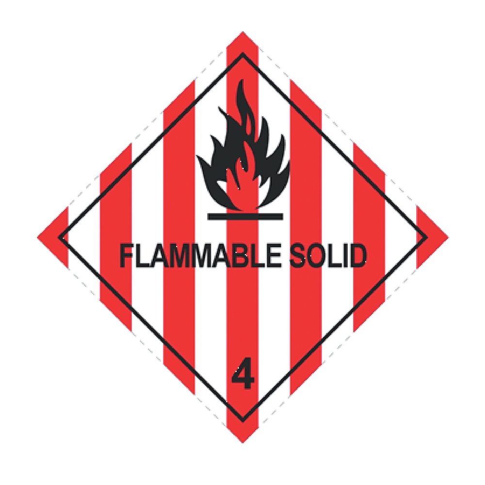FLAMMABLE SOLID Labels