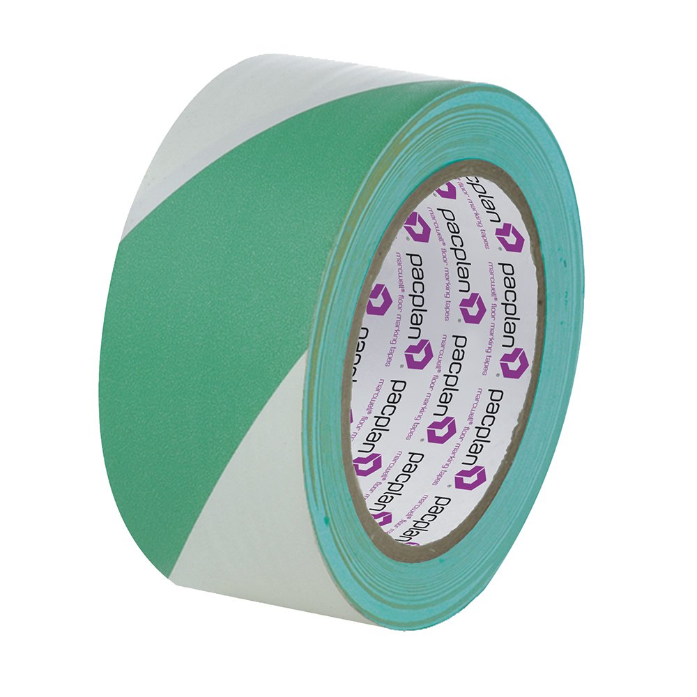 Marcwell Green/White Hazard Tape