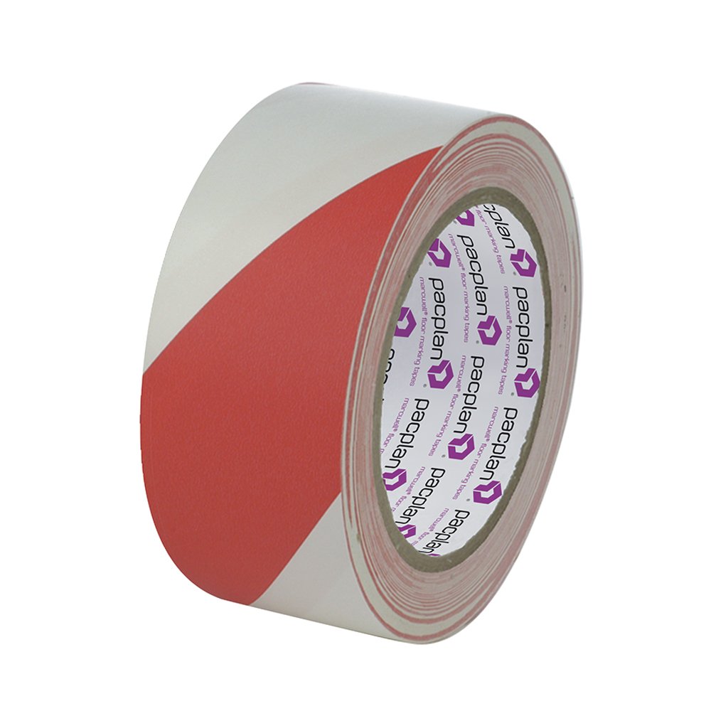 Marcwell Red/White Hazard Tape
