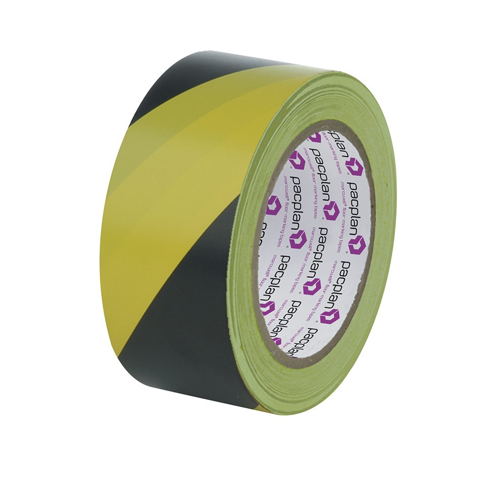 Marcwell Yellow/Black Hazard Tape