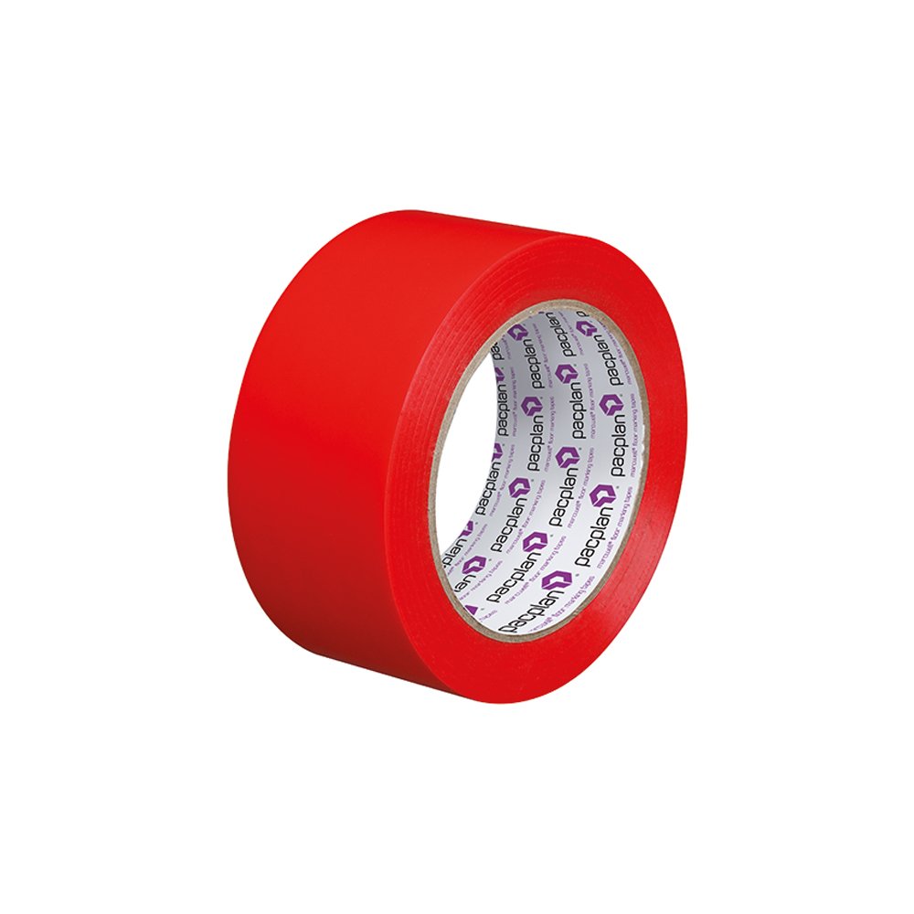Marcwell 50mm Lane Marking Tape - Red
