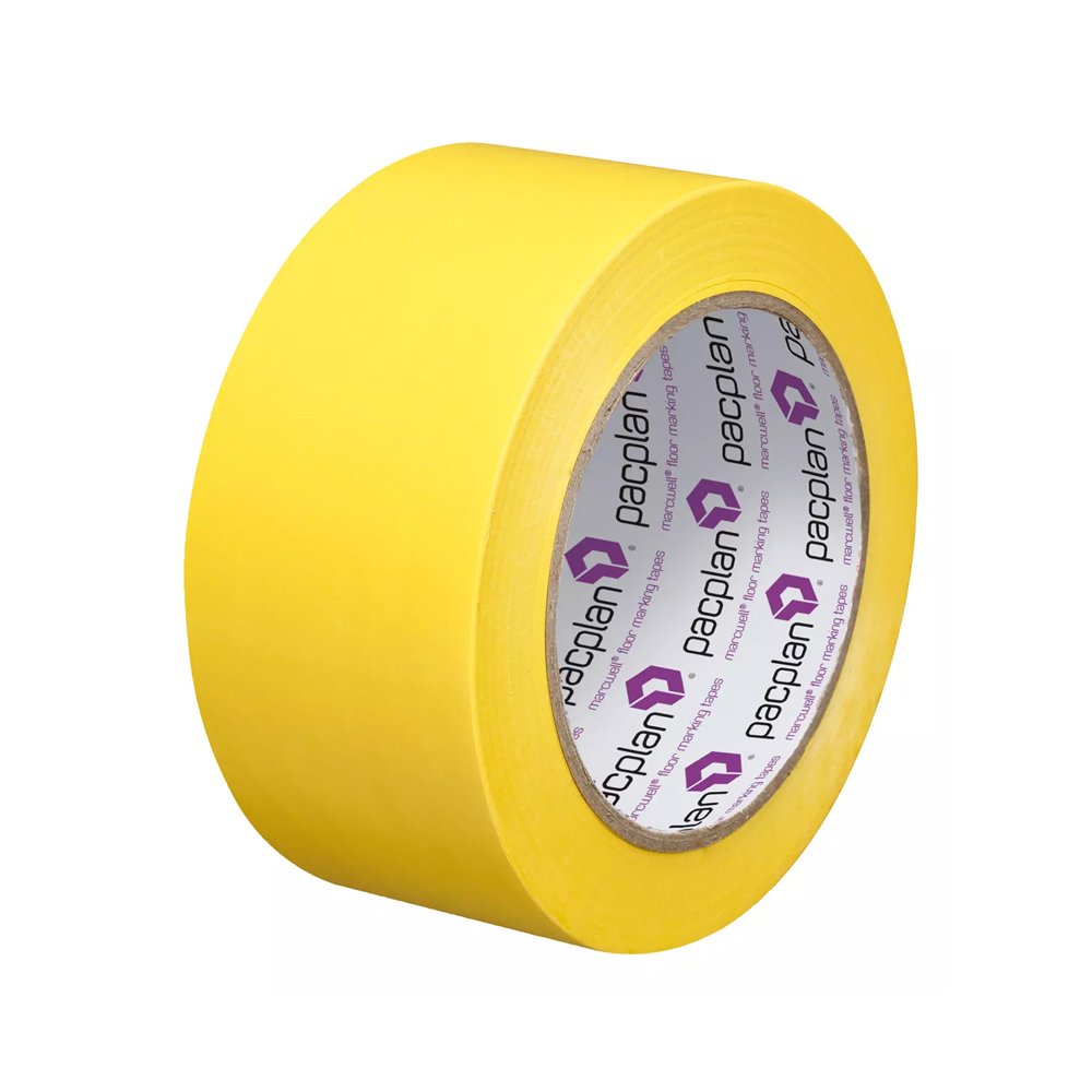 Marcwell 50mm Lane Marking Tape - Yellow