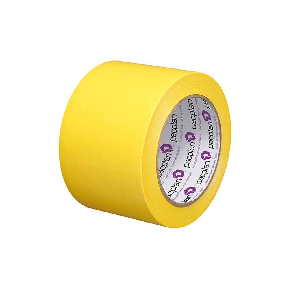Marcwell 75mm Lane Marking Tape - Yellow