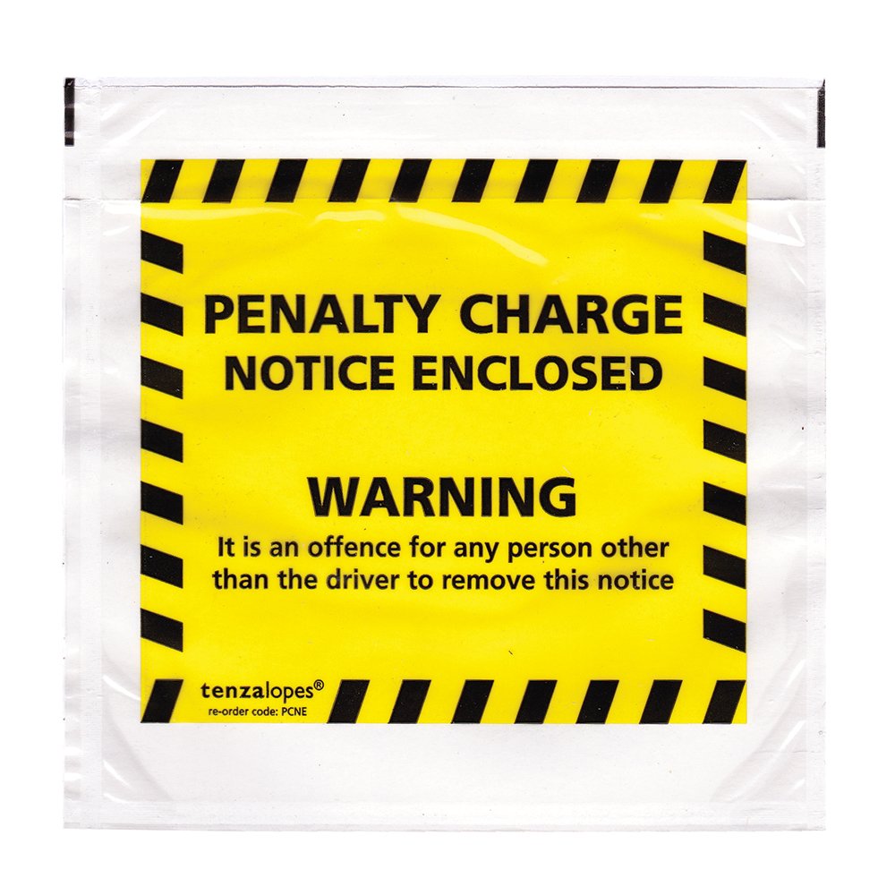 Penalty Charge Wallets - 130 x 120mm int - 80GSM (printed PARKING NOTICE ENCLOSED)