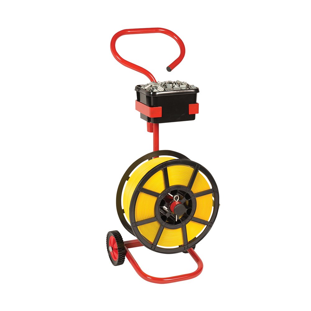 Plastic Reel Strap Dispenser Trolley