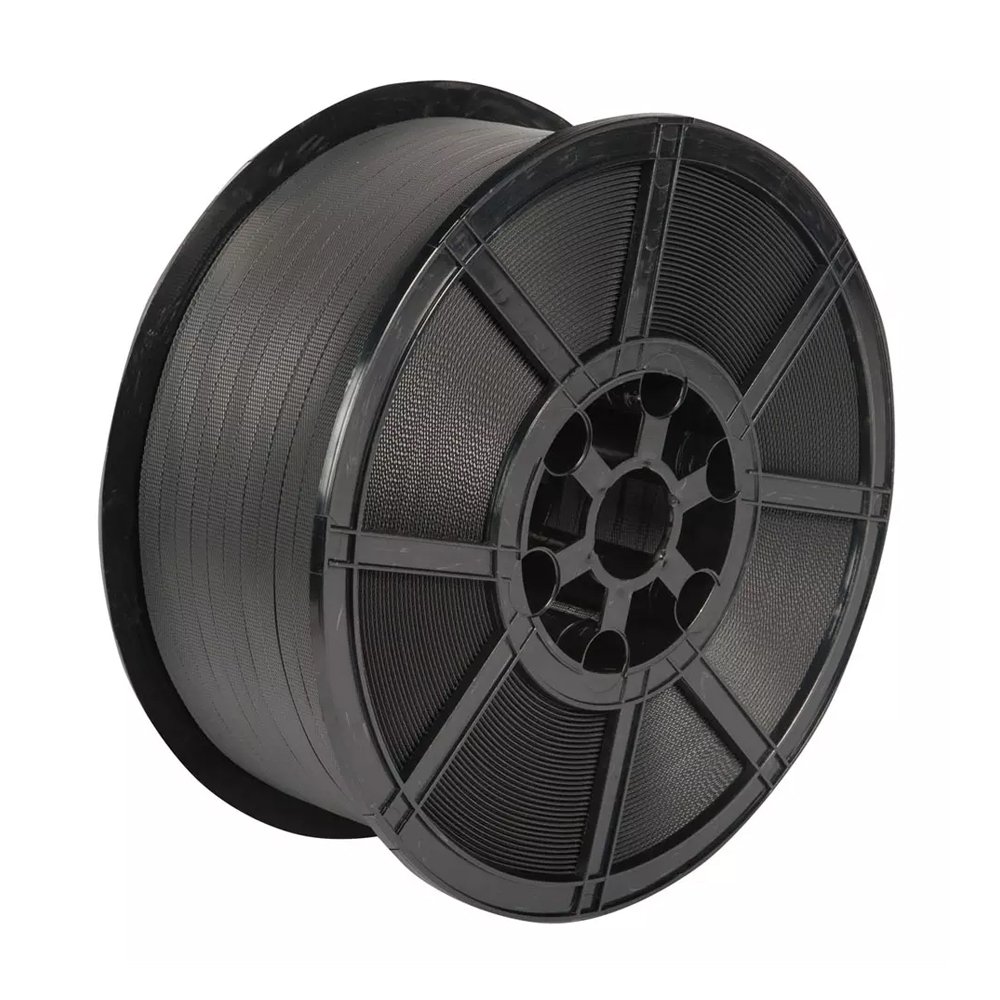 Strapping - polypropylene - 12 x 0.83mm x 1000mtr - black