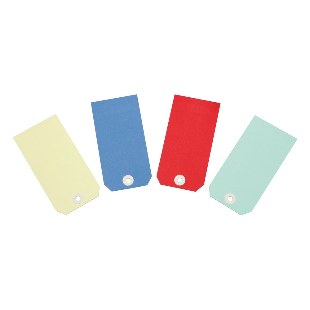 Transpal Red Unstrung Tags