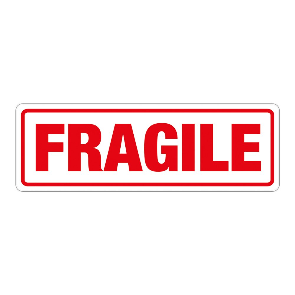 FRAGILE Labels - 148 x 50mm