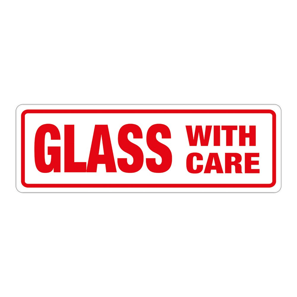 Transpal GLASS WITH CARE Labels