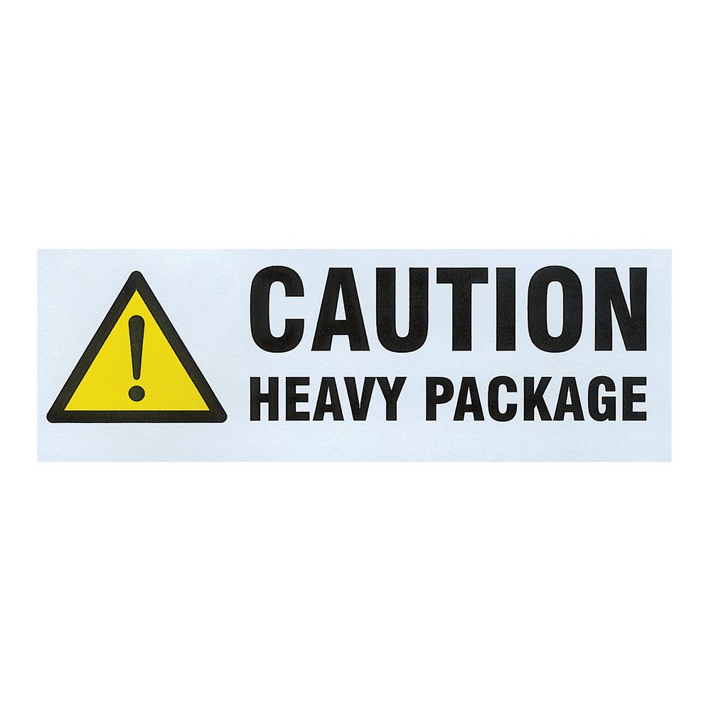 Transpal CAUTION HEAVY PACKAGE Labels