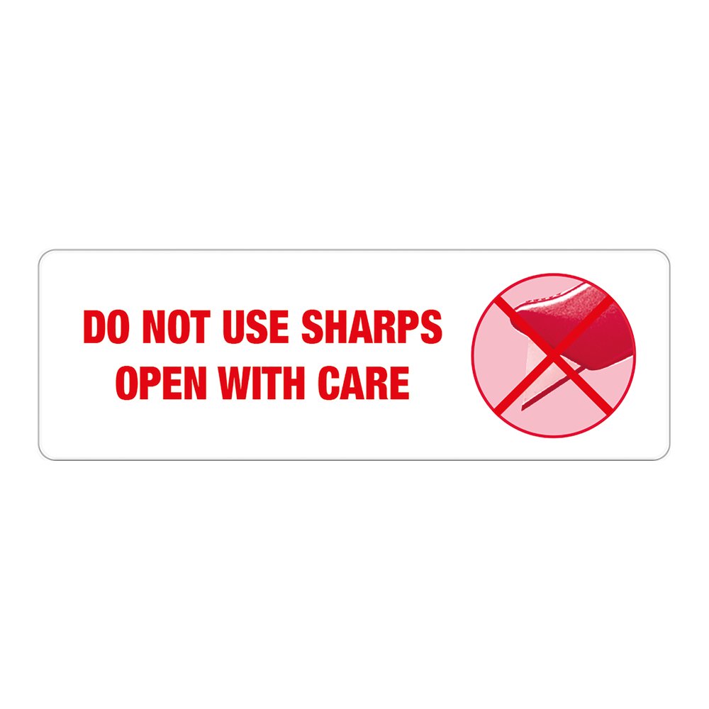 Transpal DO NOT USE SHARPS Labels