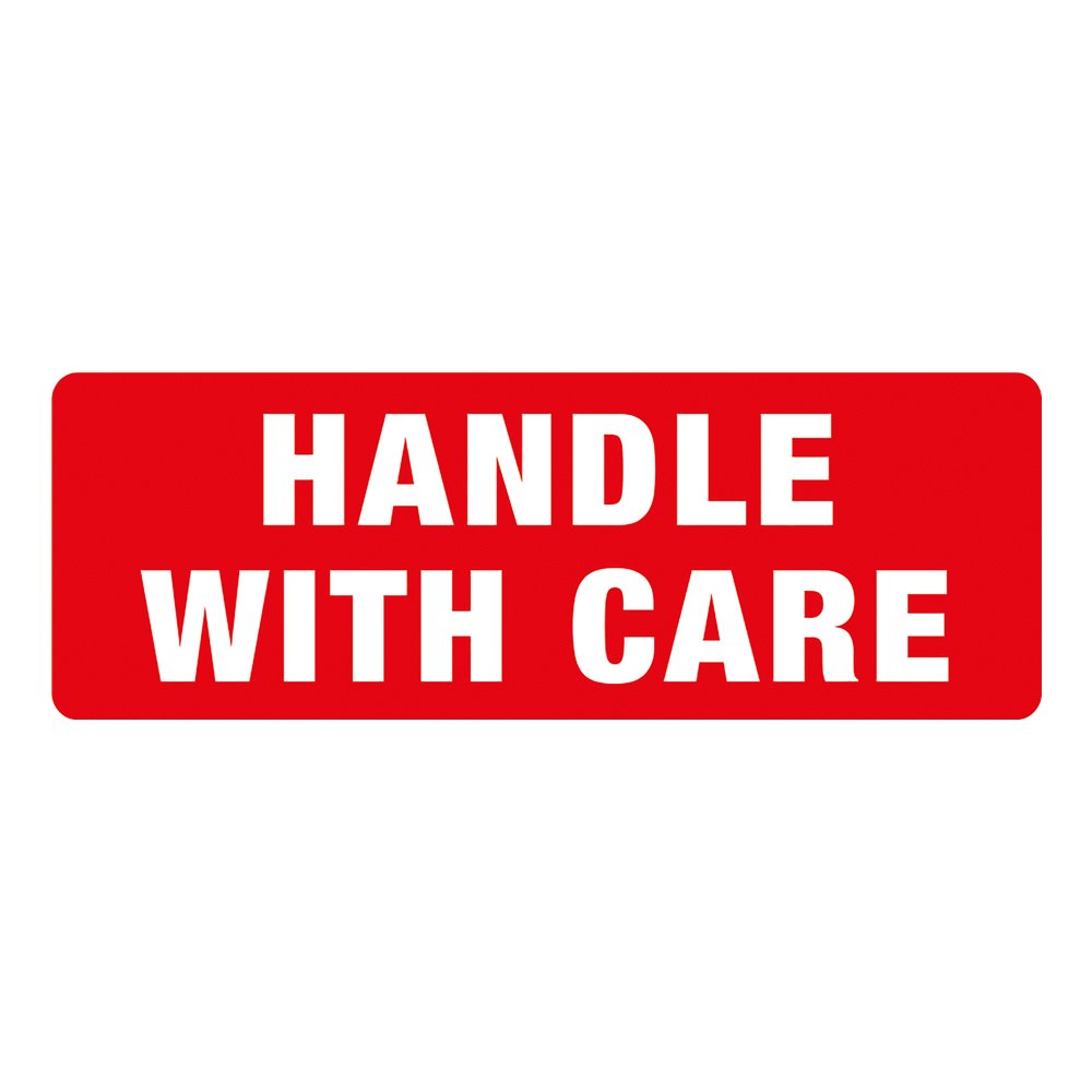 Transpal HANDLE WITH CARE Labels, 89 x 32mm