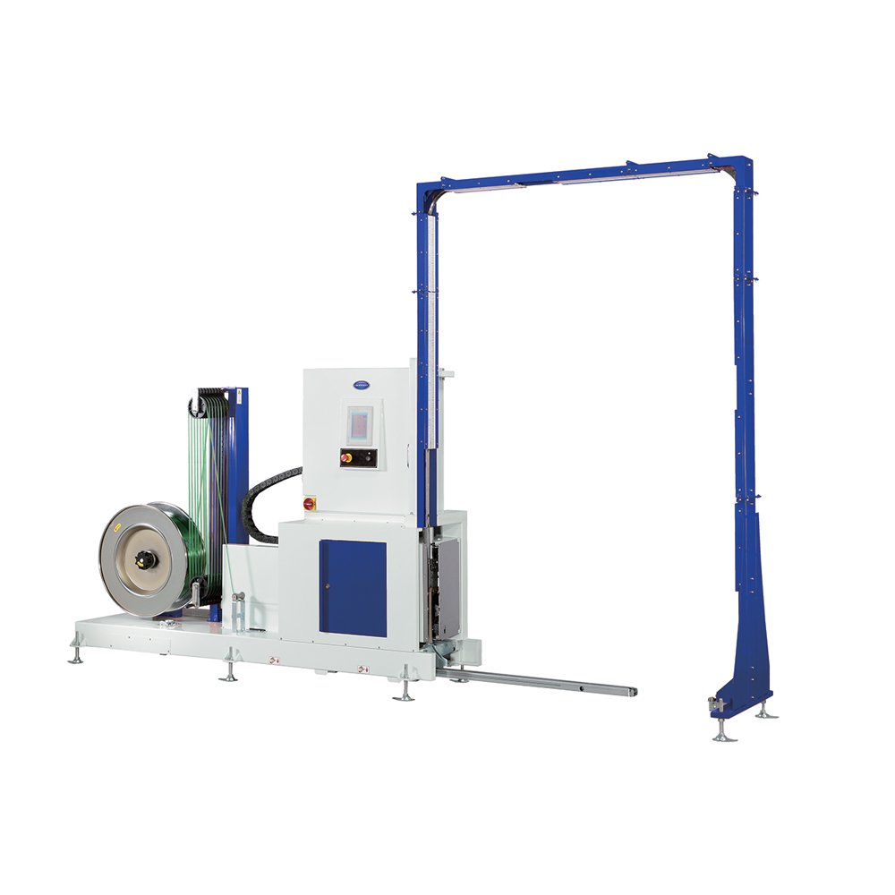 Automatic Vertical Pallet Strapper