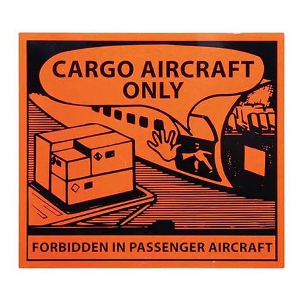 CARGO AIRCRAFT ONLY Labels