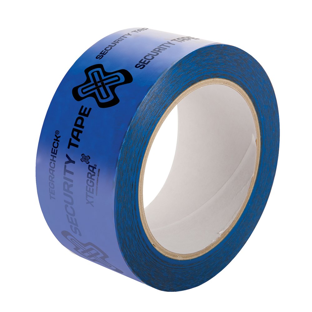 Tegracheck Blue OPEN VOID Security Tape