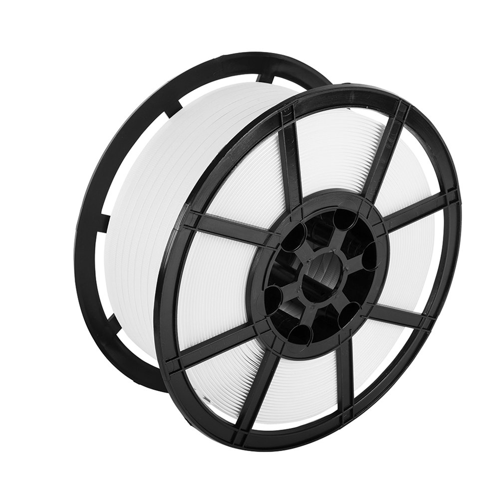 PP Strap - 12 x 0.55mm White - plastic reel