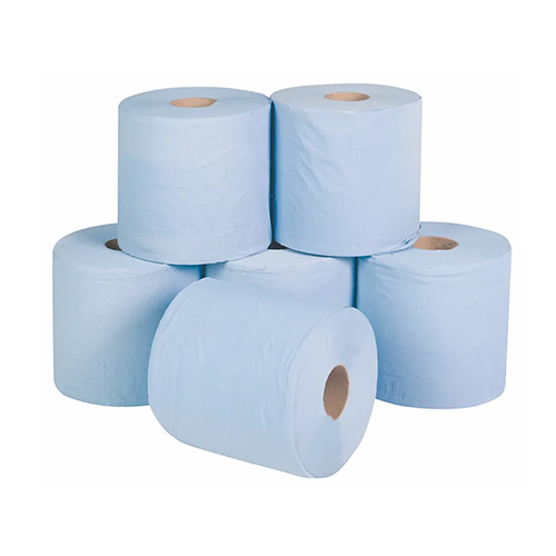 warehouse supplies centre pull paper rolls