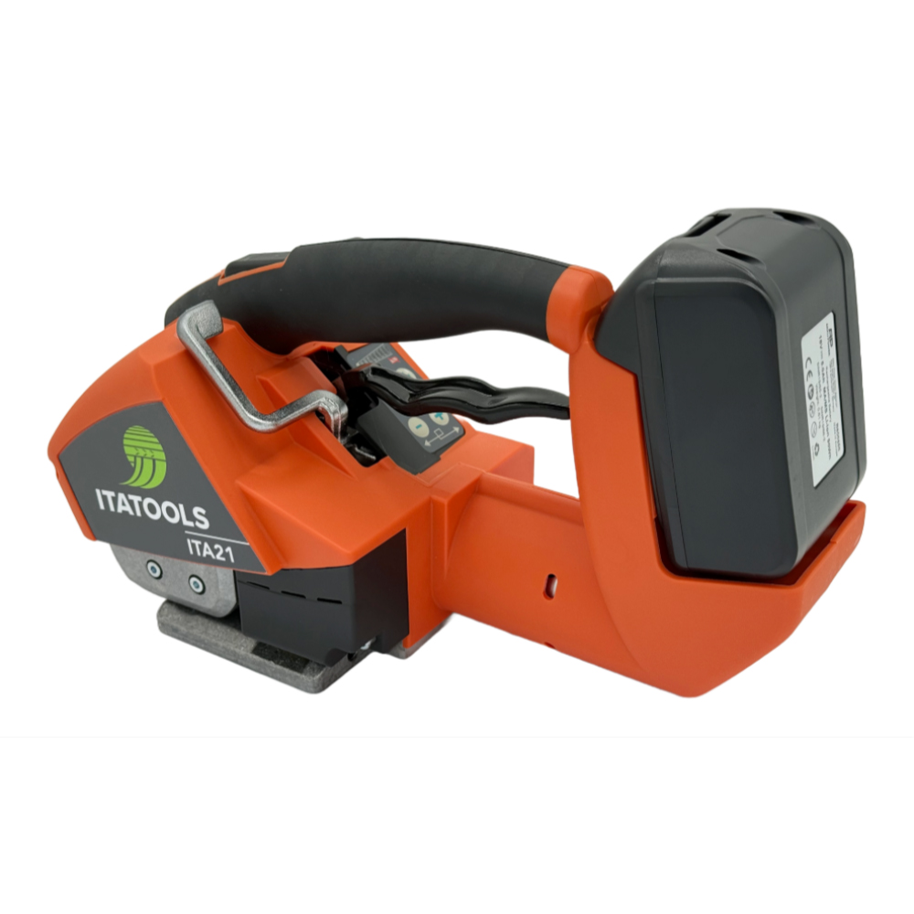 ITA 21 Battery Strapping Tool 18V 5Ah – 16–19mm PP & PET Strap